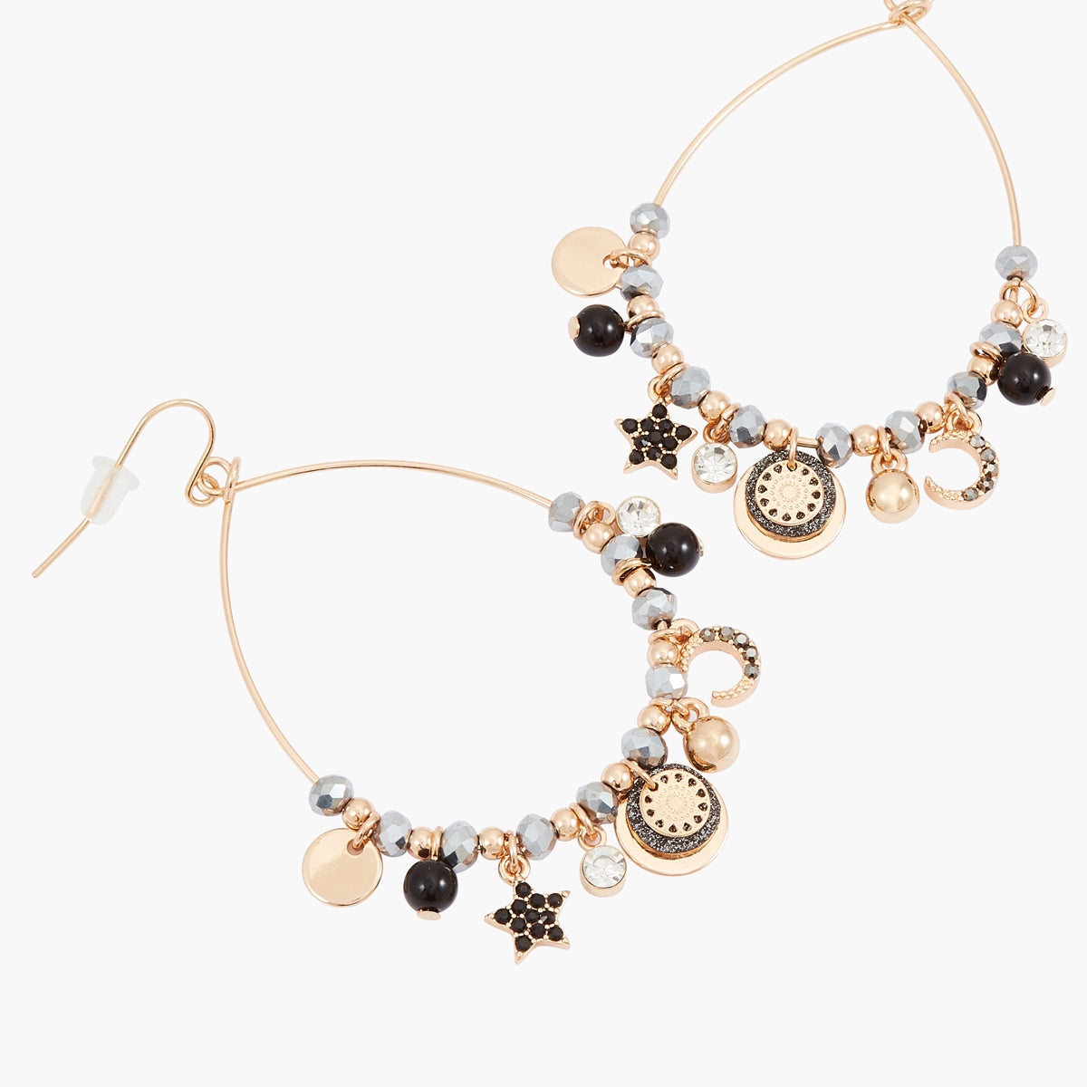 Boucles d'oreilles pampilles fantaisie