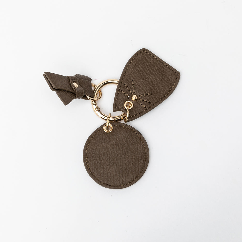 Porte-clés mini nœud kaki