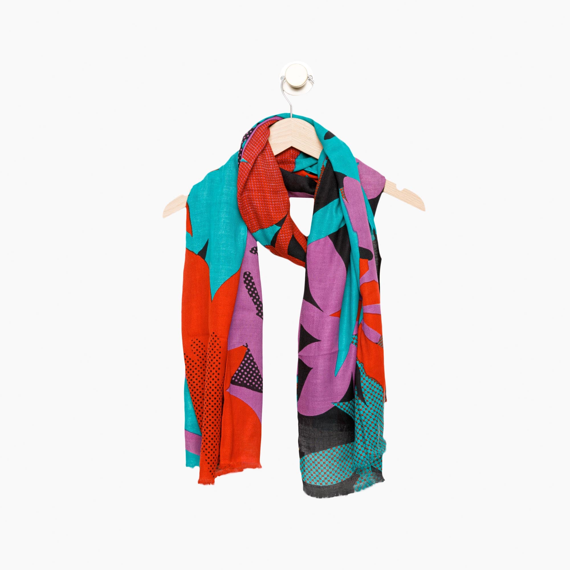 Echarpe violette Iliana