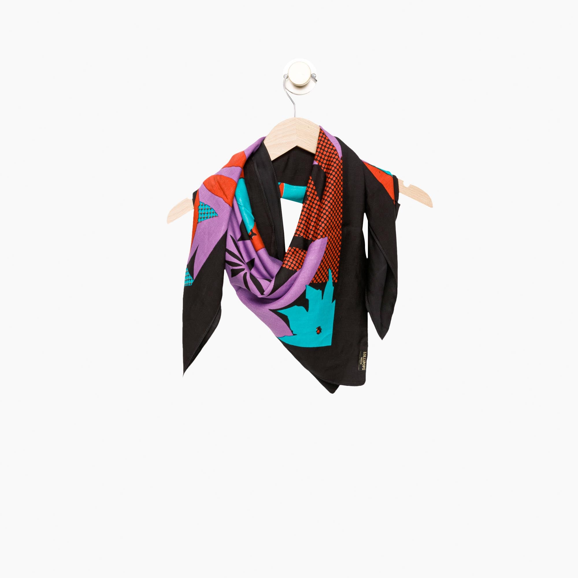 Foulard violet Iliana