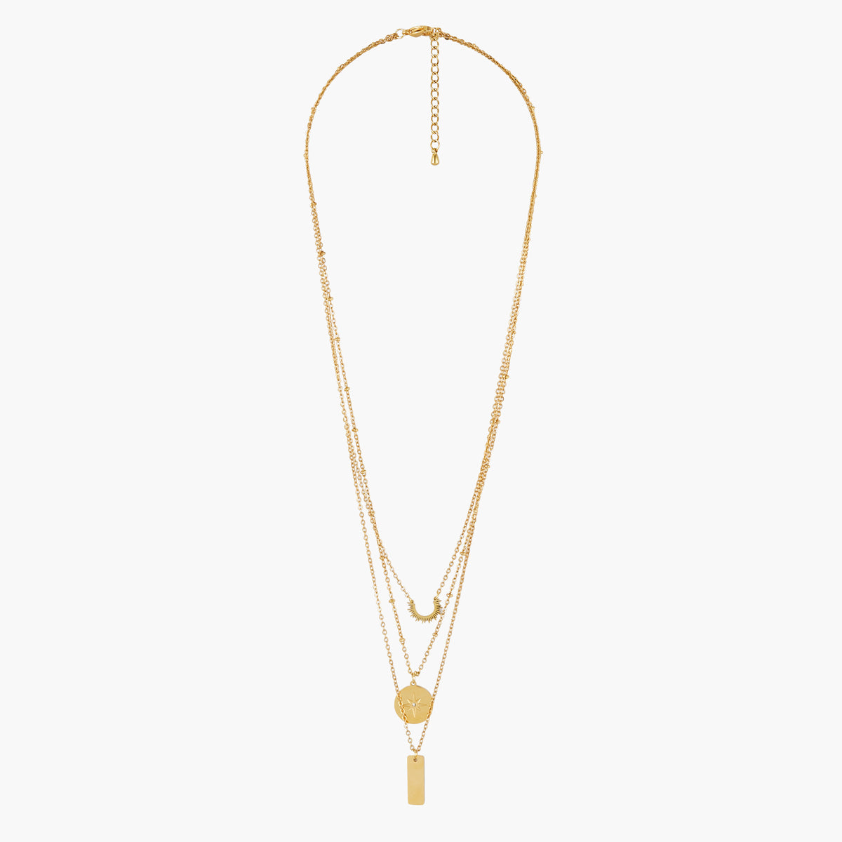 Collier multirang Acier inoxydable