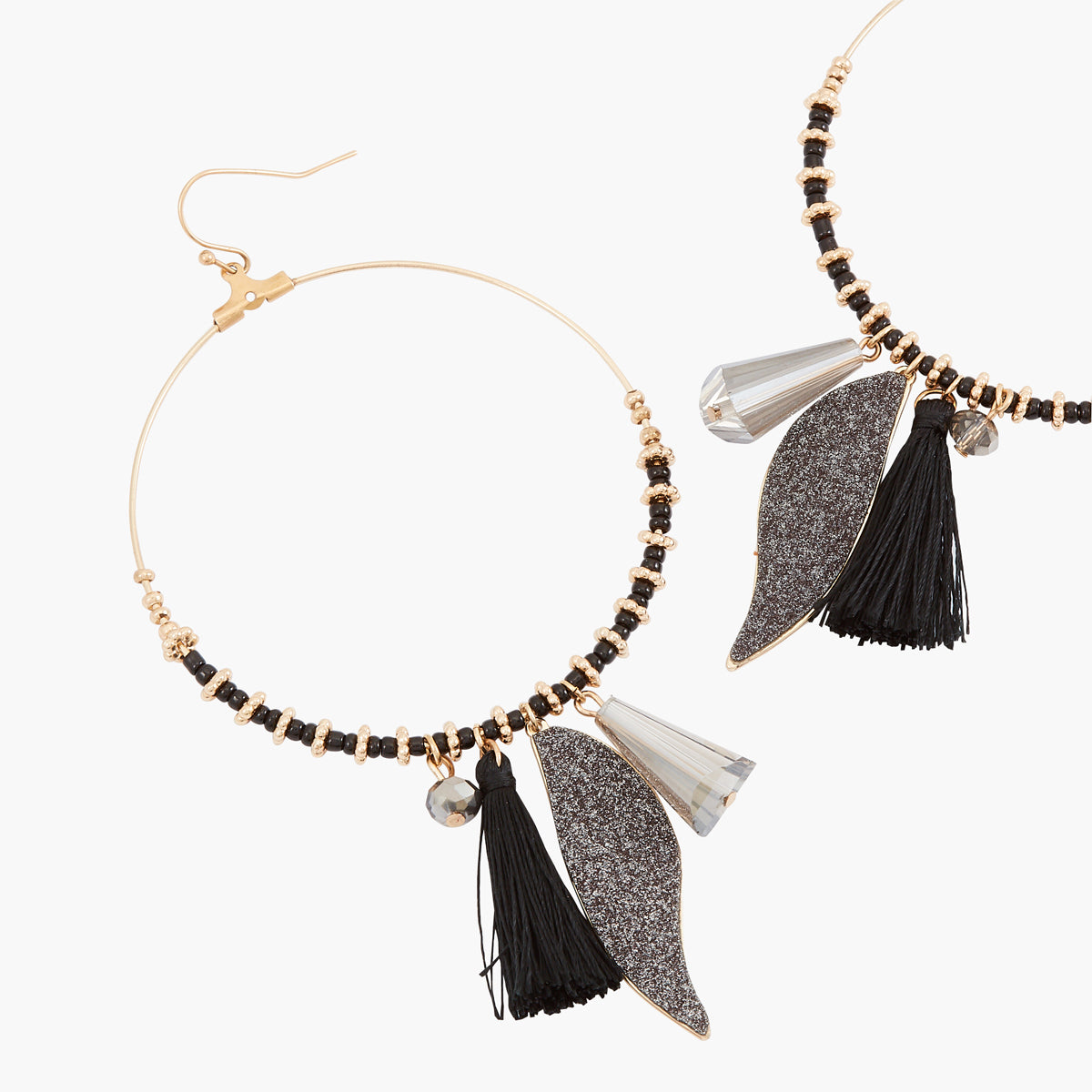 Boucles d'oreilles pampilles fantaisie