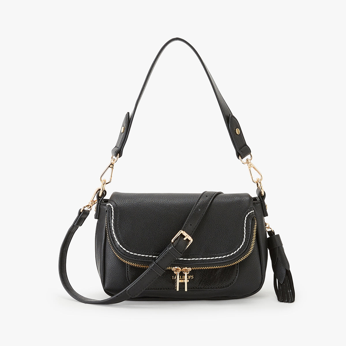 Petit sac bandoulière noir Kingston