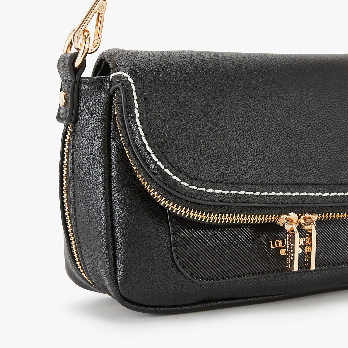 Petit sac bandoulière noir Kingston