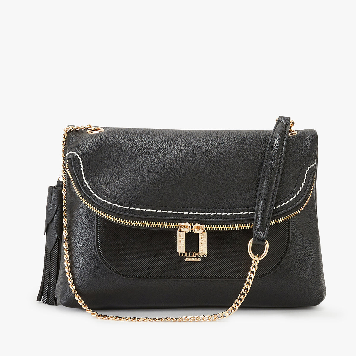 Sac bandoulière noir Kingston