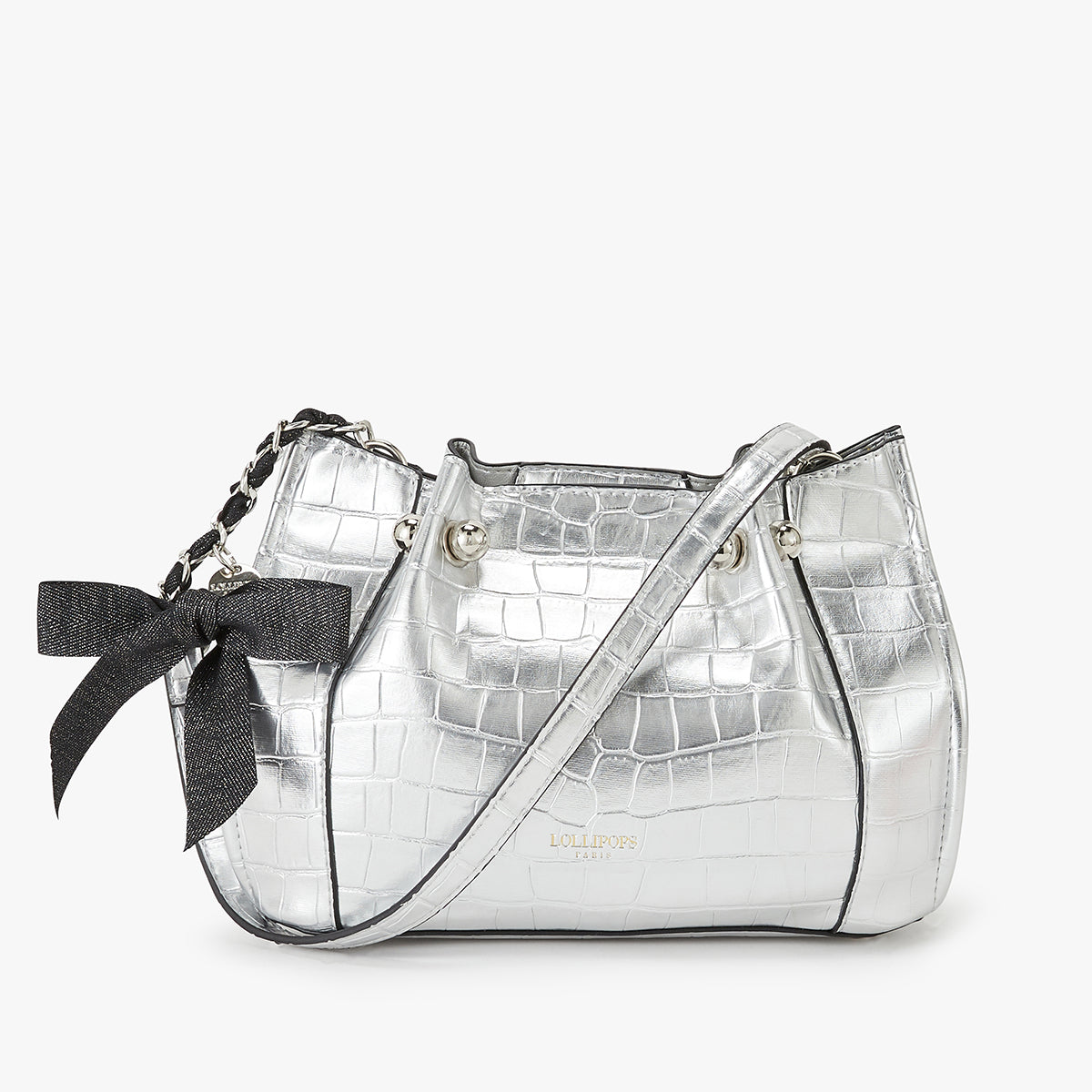 Sac à main argenté Gemma