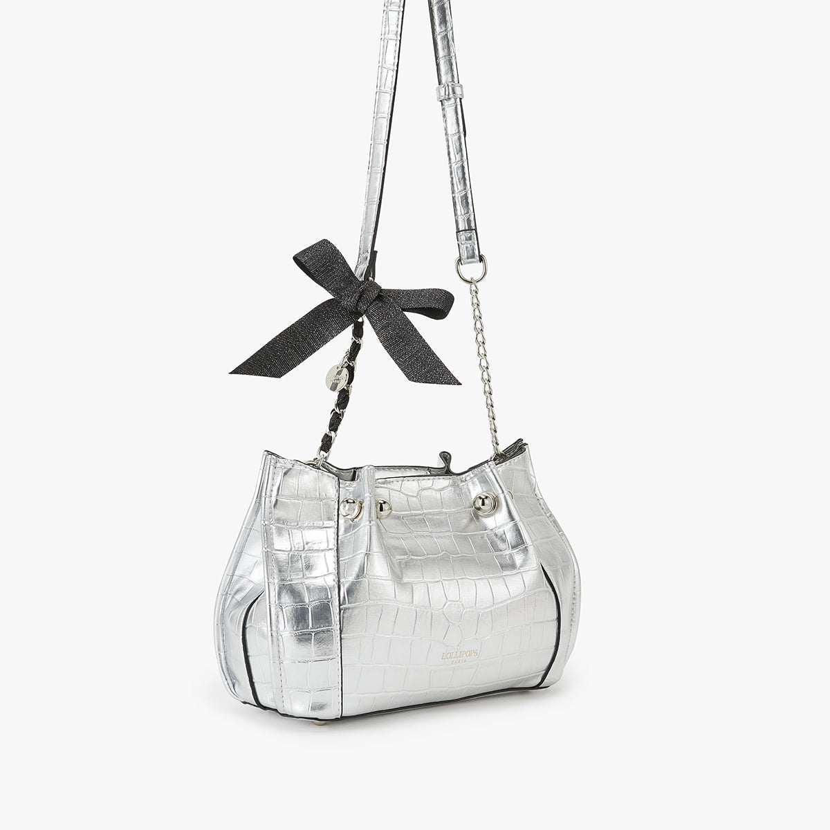 Sac à main argenté Gemma