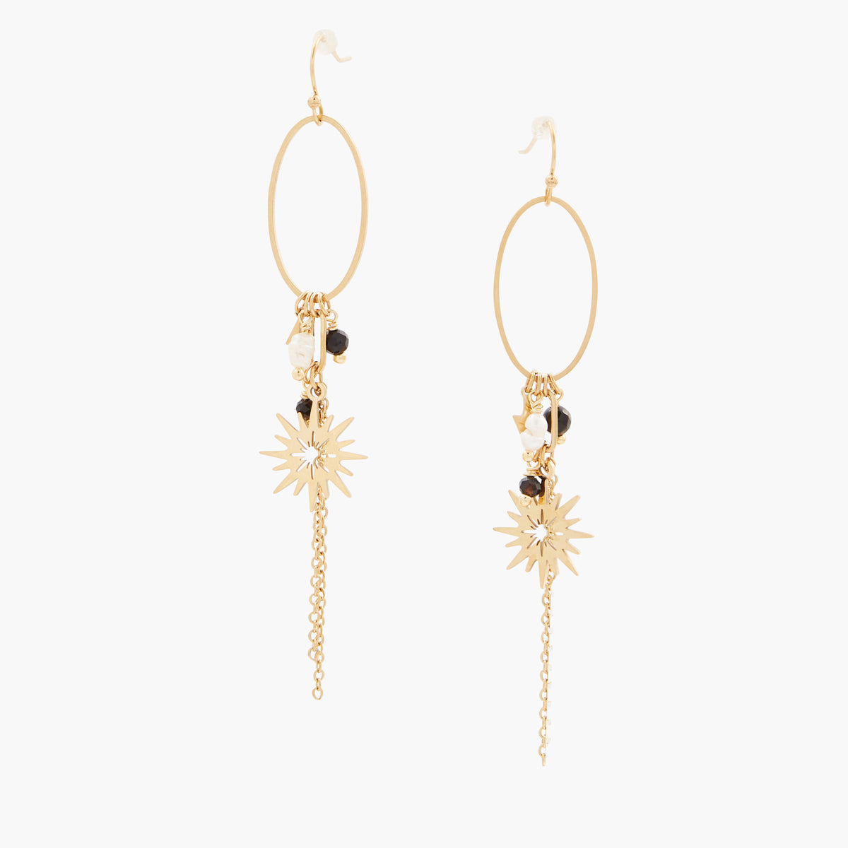 Boucles d'oreilles à soleil Acier inoxyable