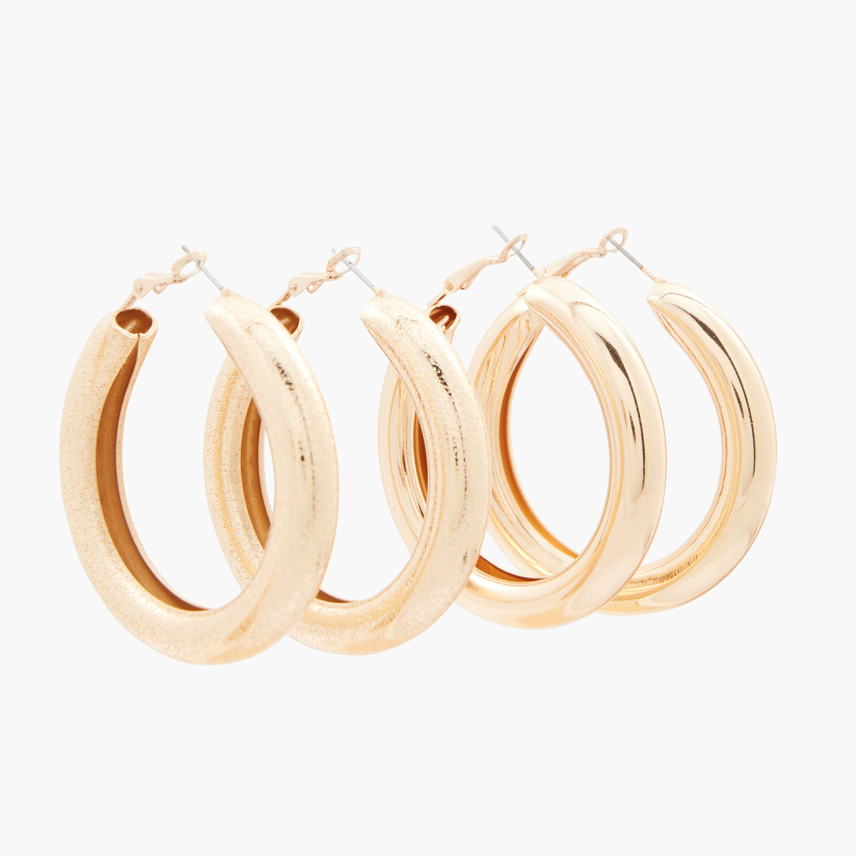 Set de larges créoles