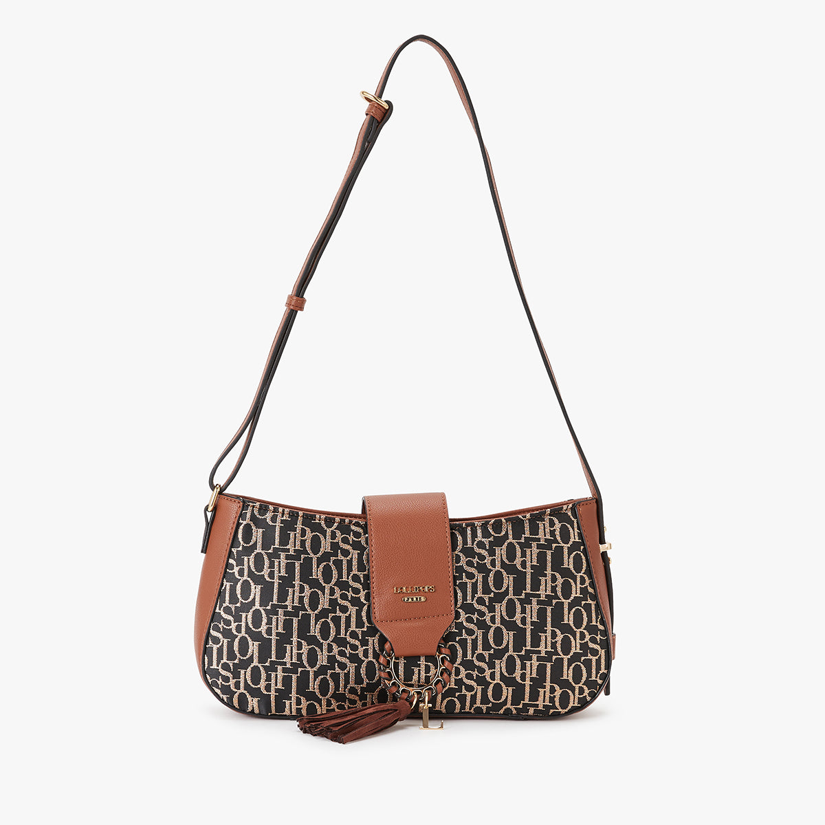 Sac bandoulière marron Kourou