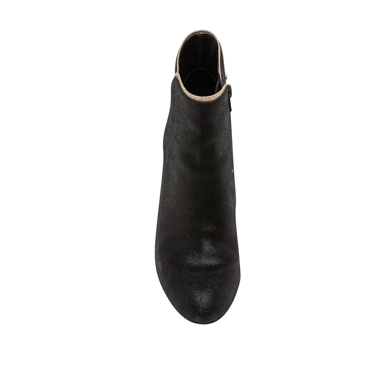 Bottines noires en cuir suedé Ganache