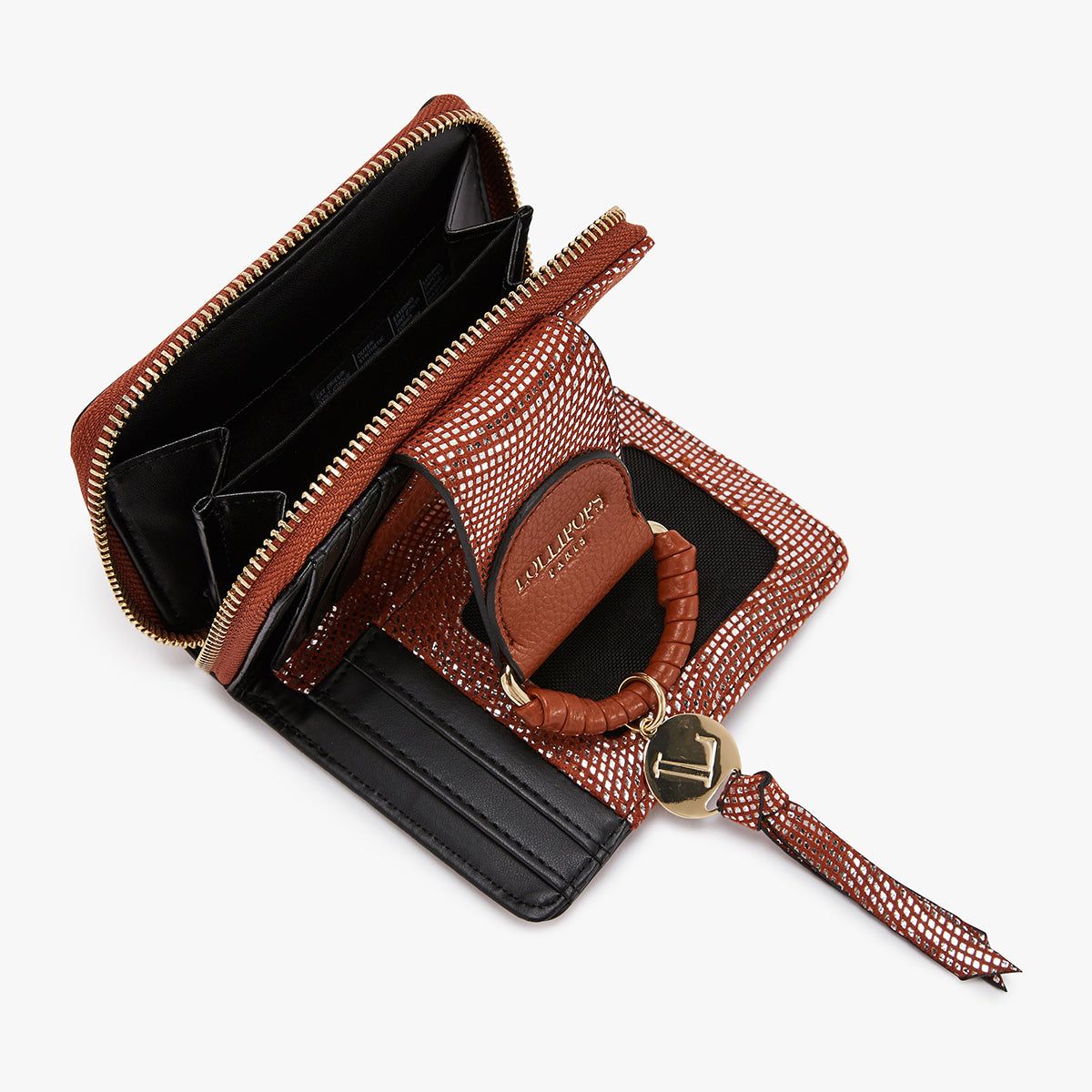 Portefeuille marron Korea