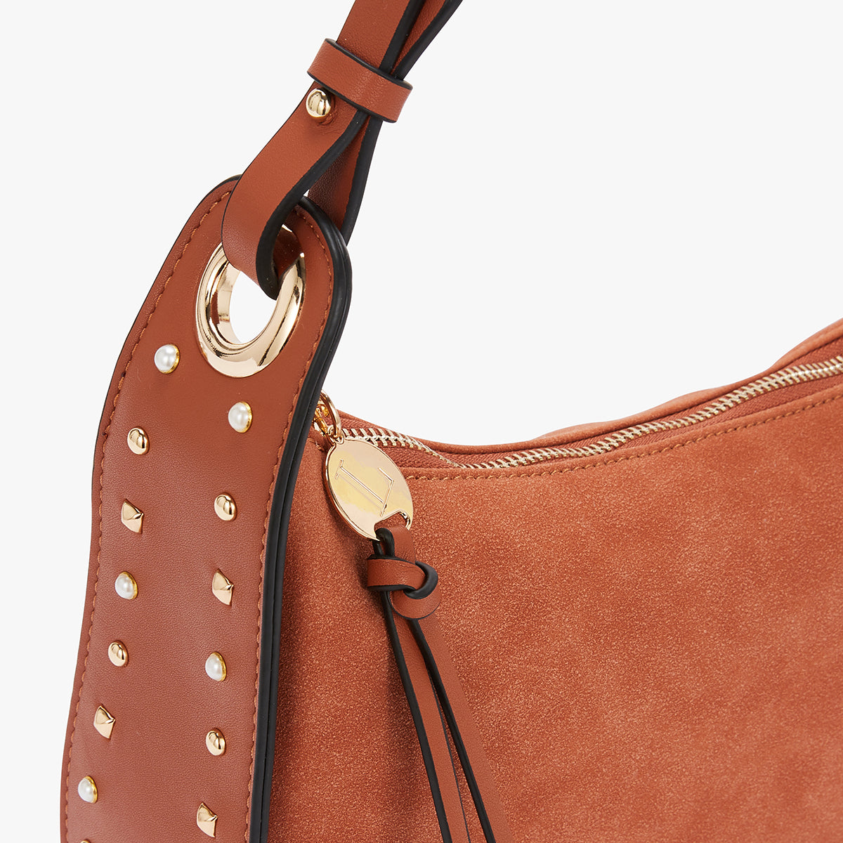 Petit sac à main camel Kamala