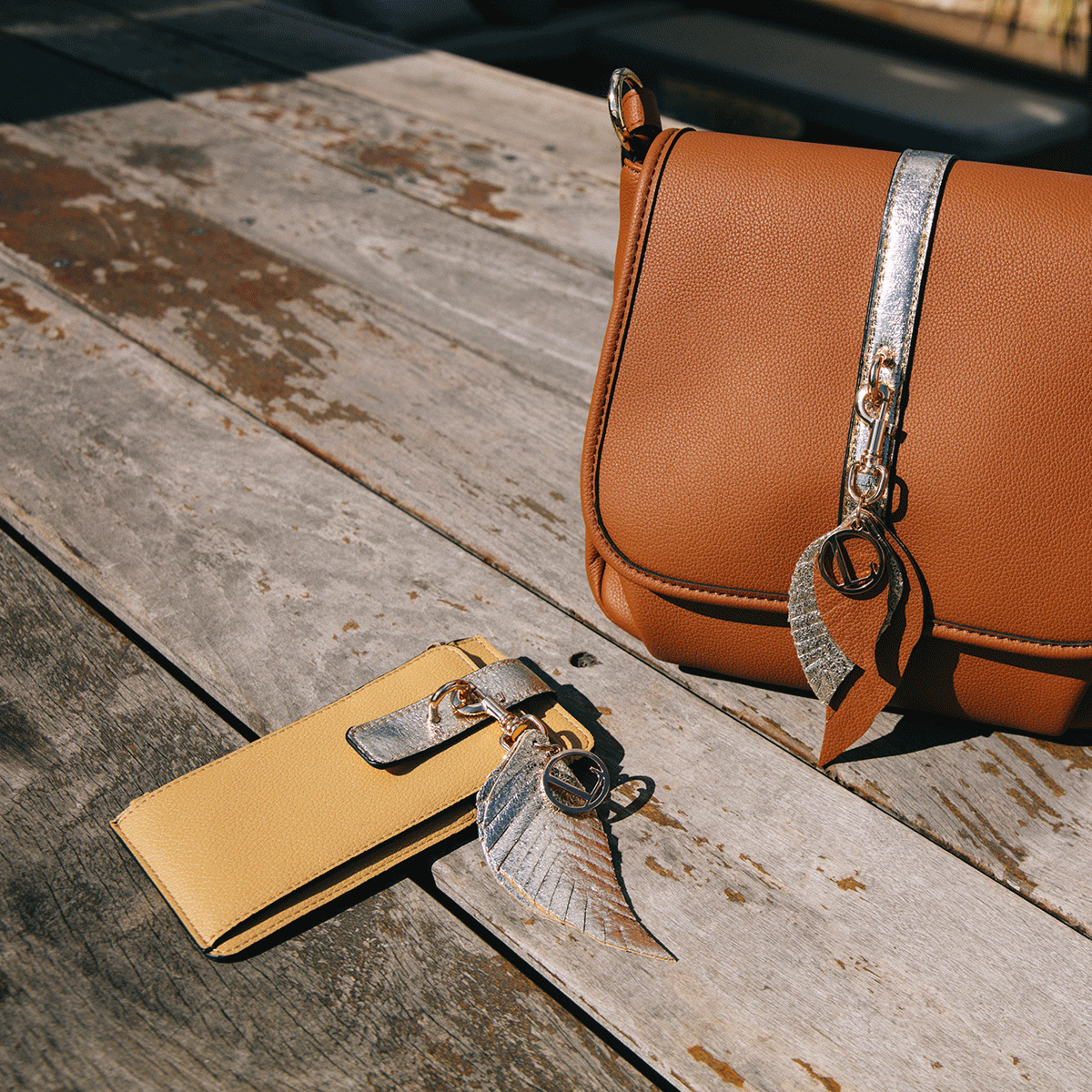 Porte cartes jaune Lisbonne