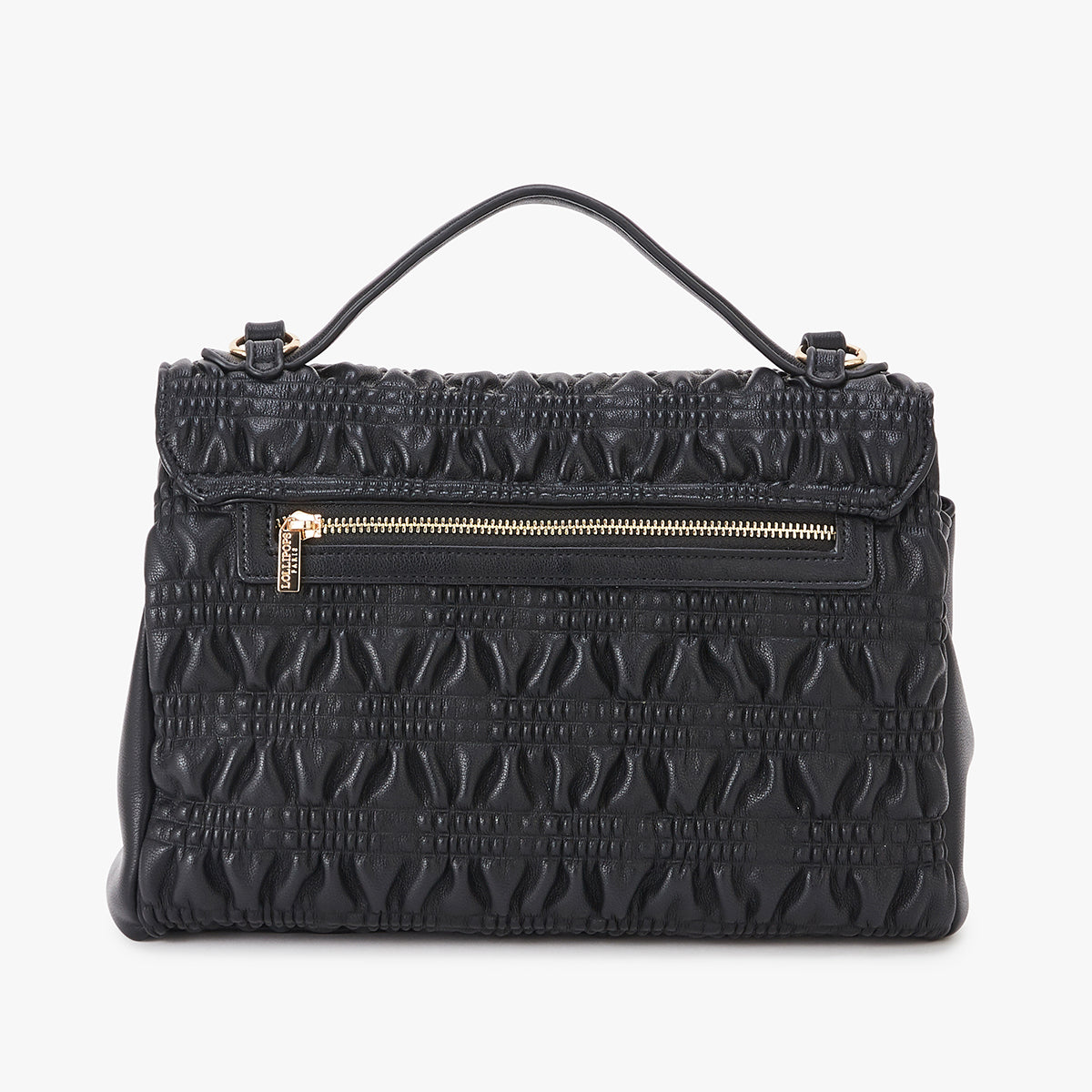 Grand sac bandoulière noir Lixa