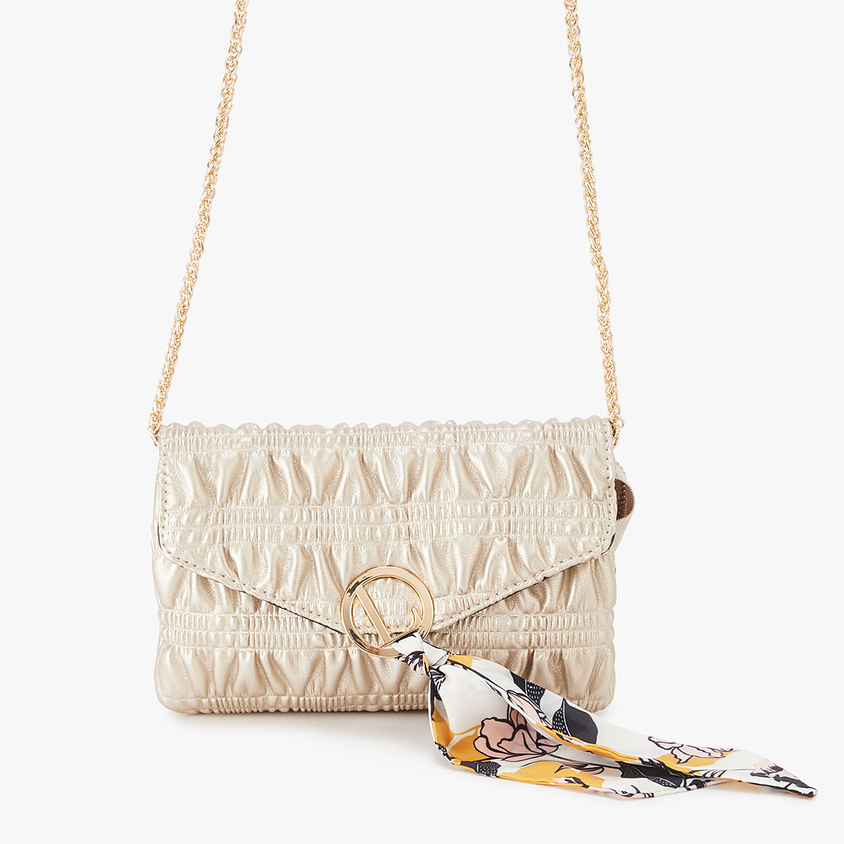 Pochette de voyage dorée Lixa