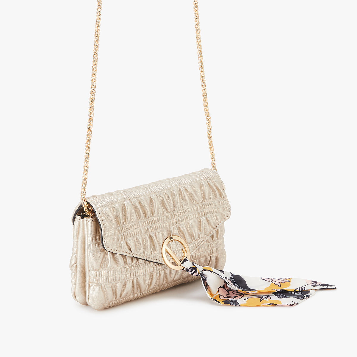 Pochette de voyage dorée Lixa