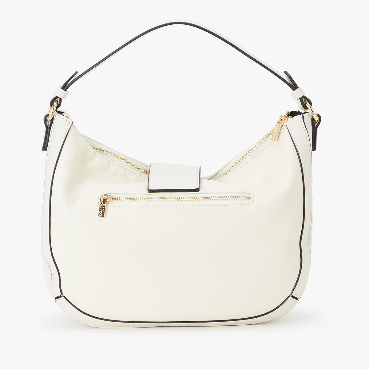Grand sac hobo blanc Lano