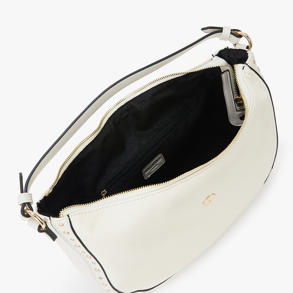 Grand sac hobo blanc Lano