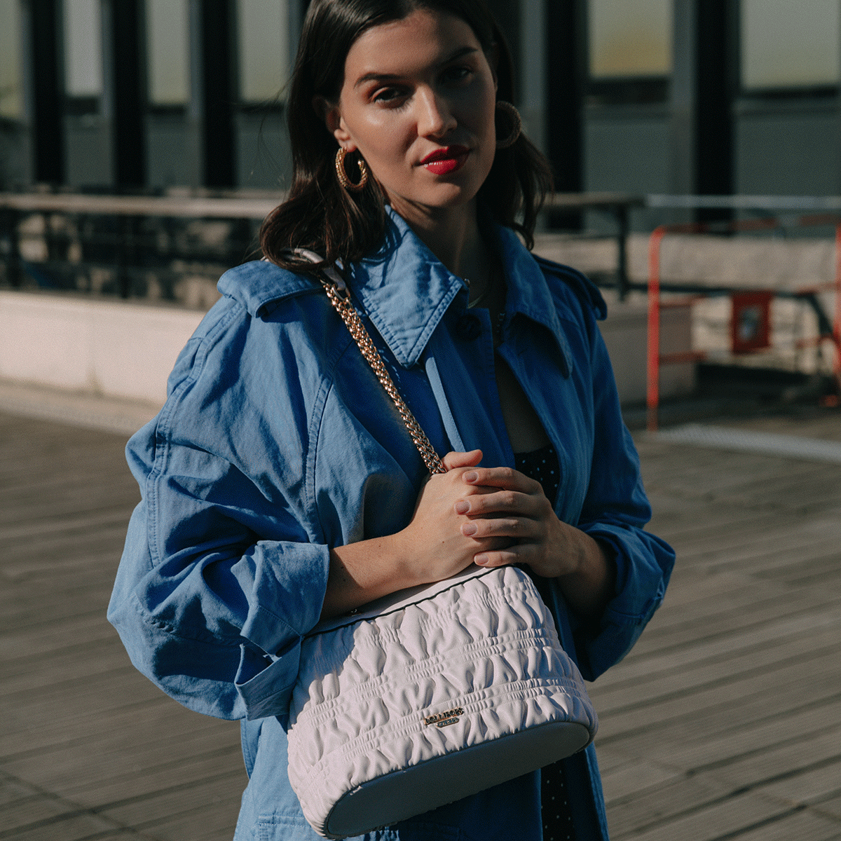 Sac seau blanc Lixa