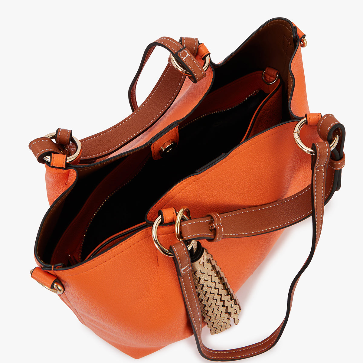 Sac cabas orange Lavello