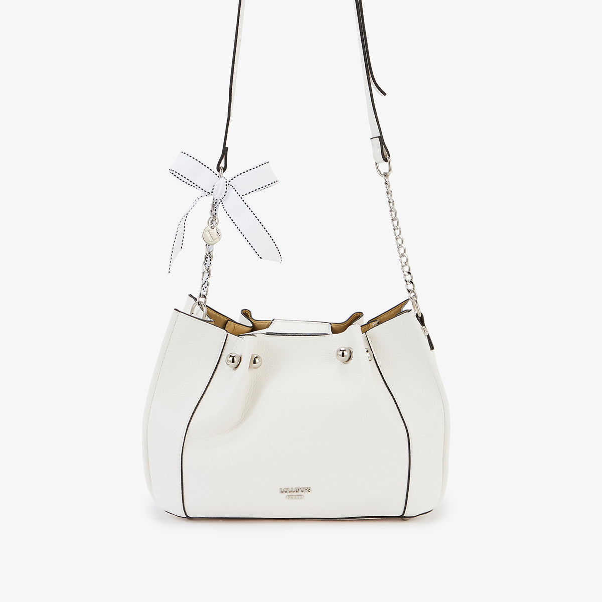 Sac bandoulière blanc Loreto