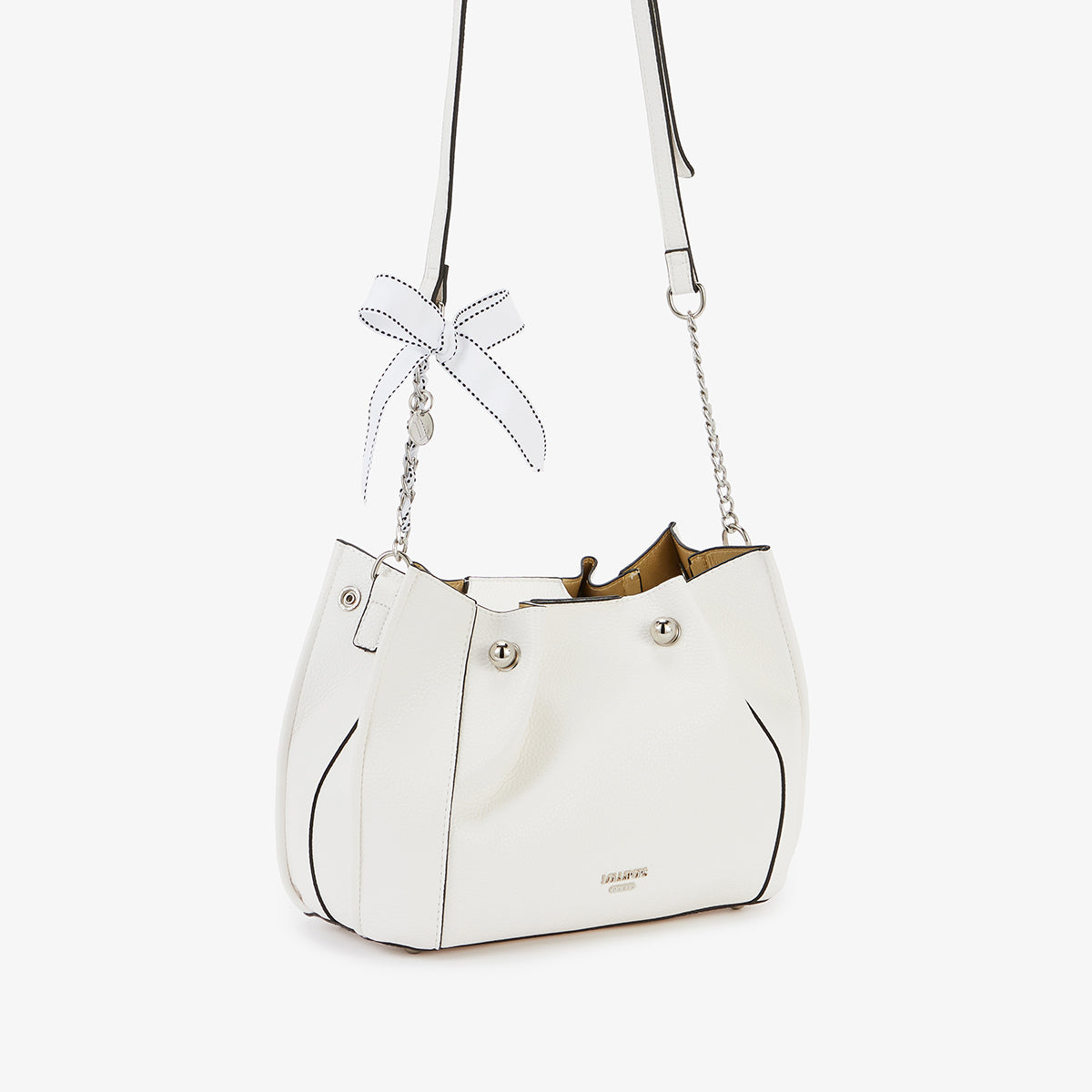 Sac bandoulière blanc Loreto