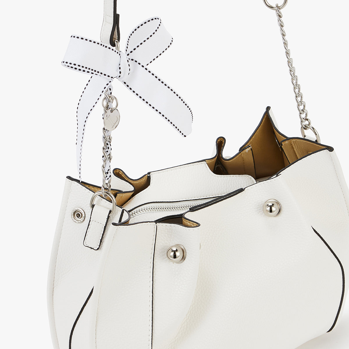 Sac bandoulière blanc Loreto