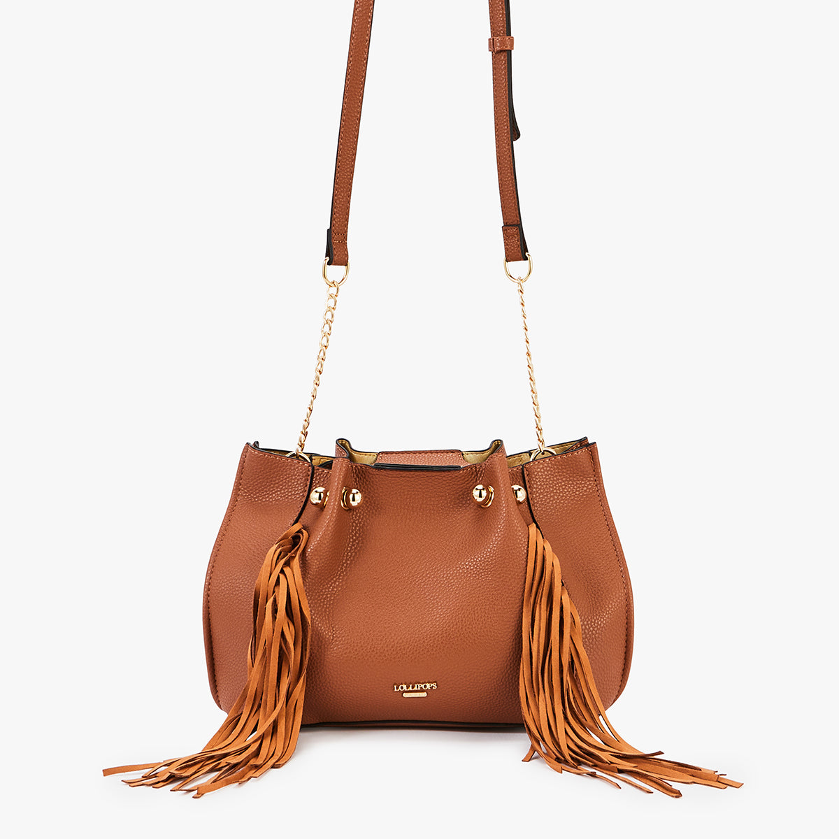 Sac bandoulière beige Loreto
