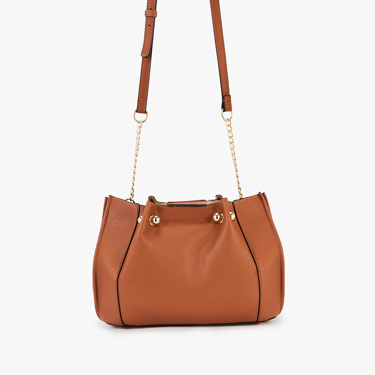 Sac bandoulière beige Loreto