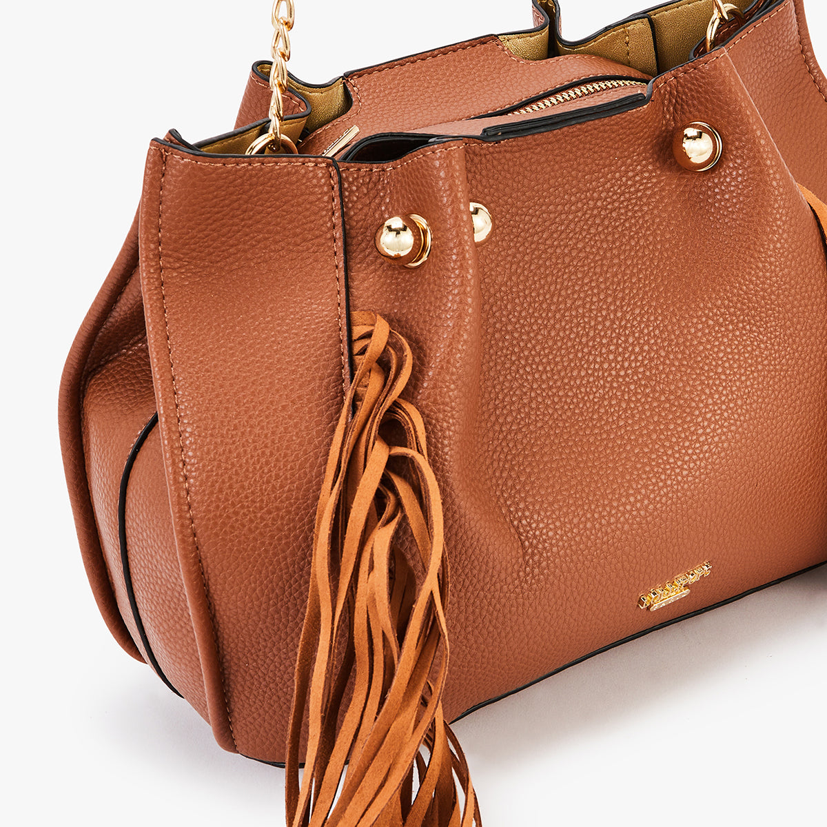 Sac bandoulière beige Loreto