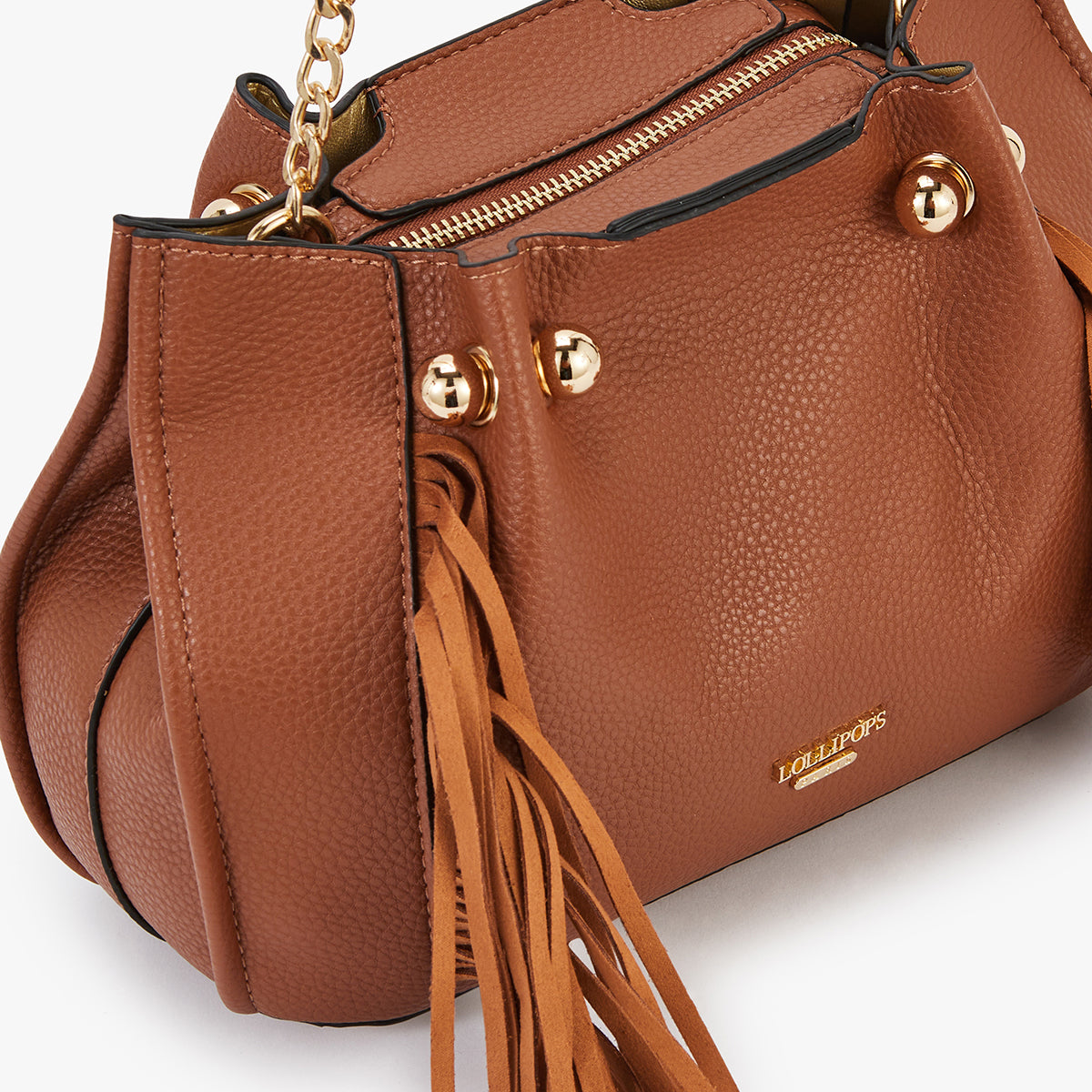 Petit sac bandoulière beige Loreto