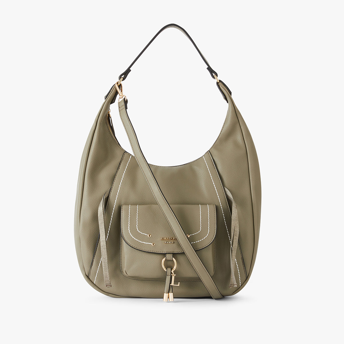 Sac hobo kaki Laos