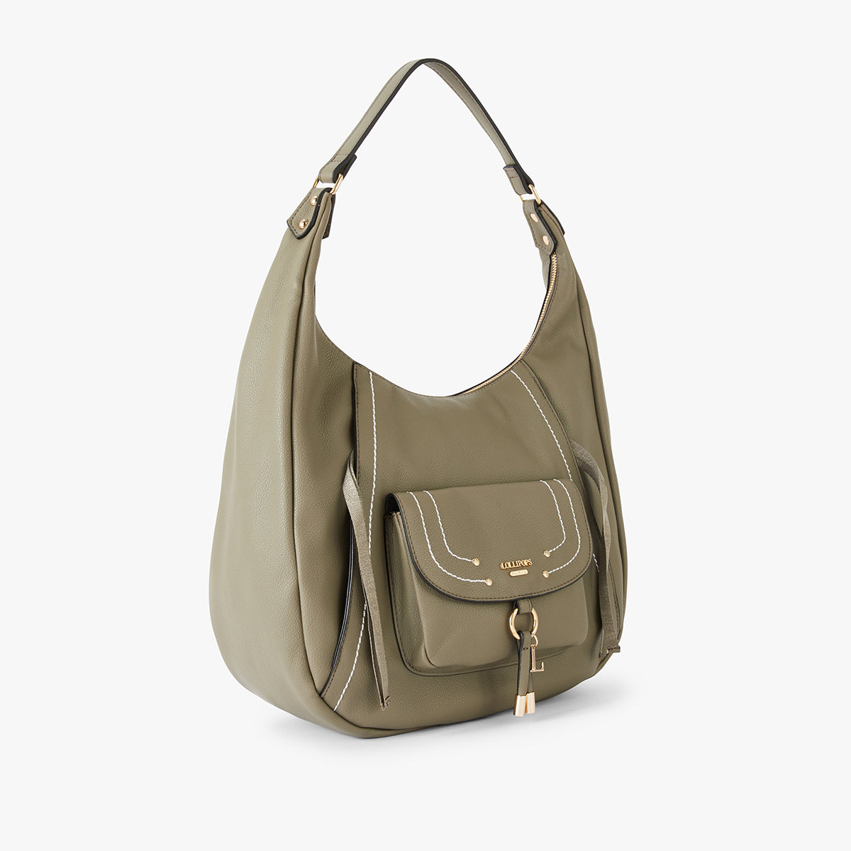 Sac hobo kaki Laos