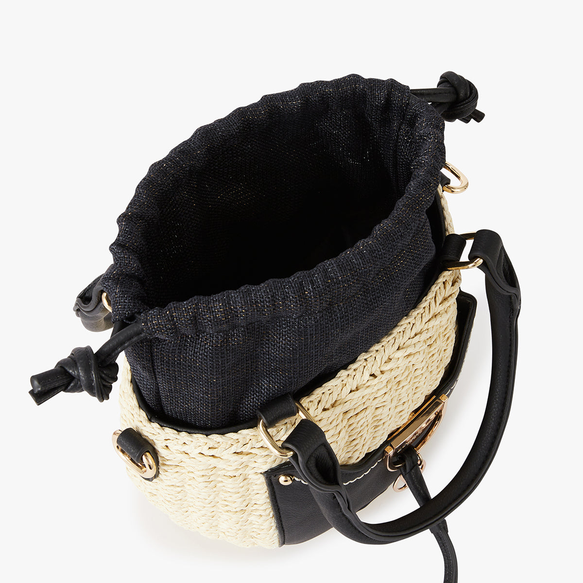 Sac seau noir Livourne