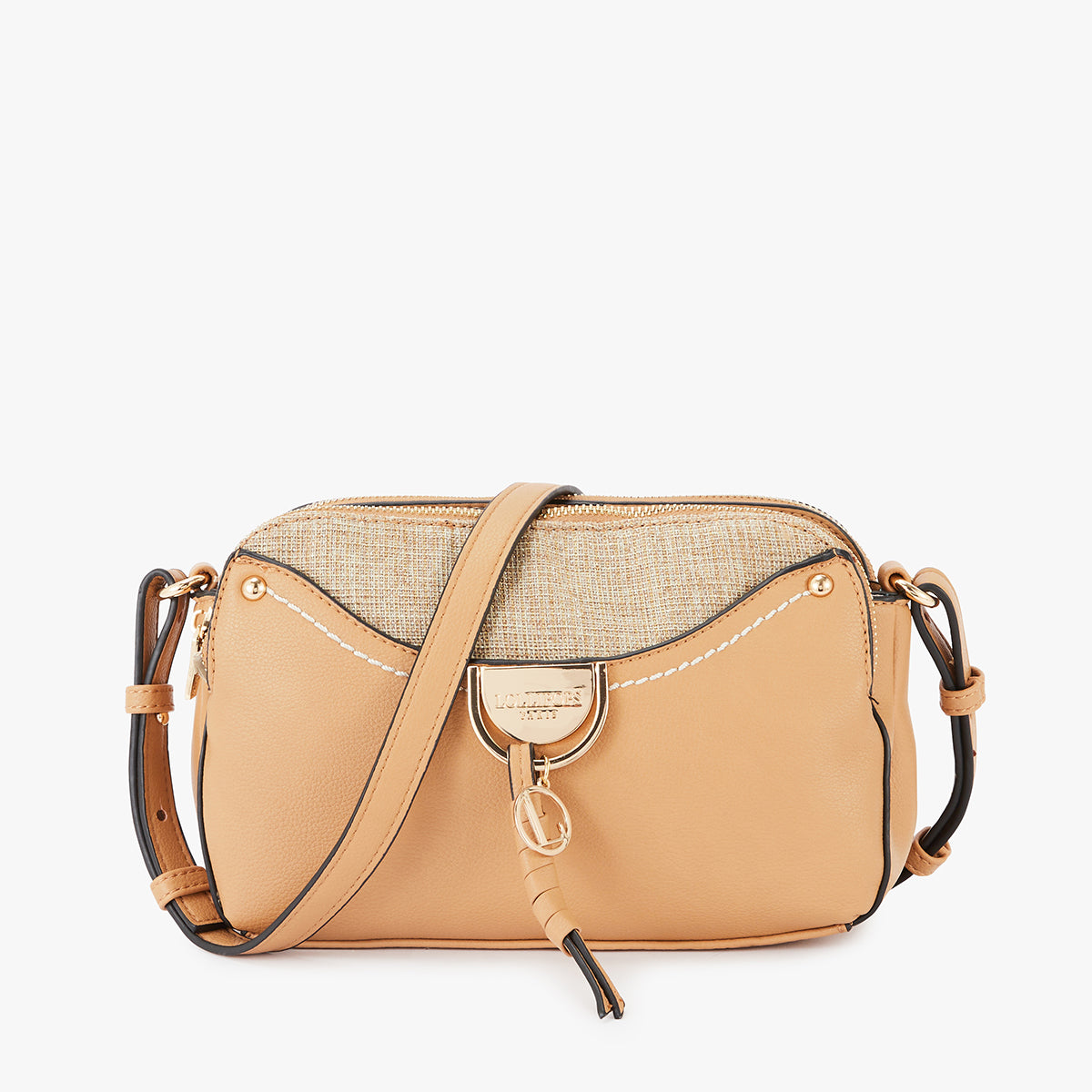 Sac multipocket beige Livourne