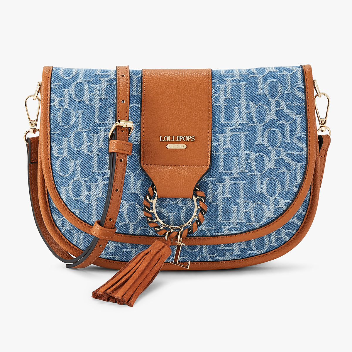 Sac bandoulière beige Lago