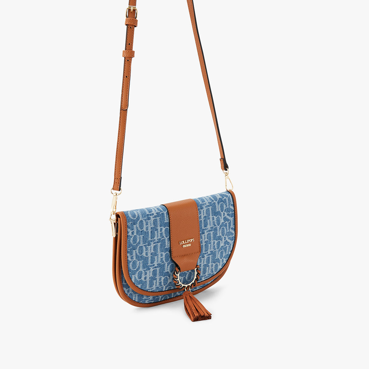 Sac bandoulière beige Lago