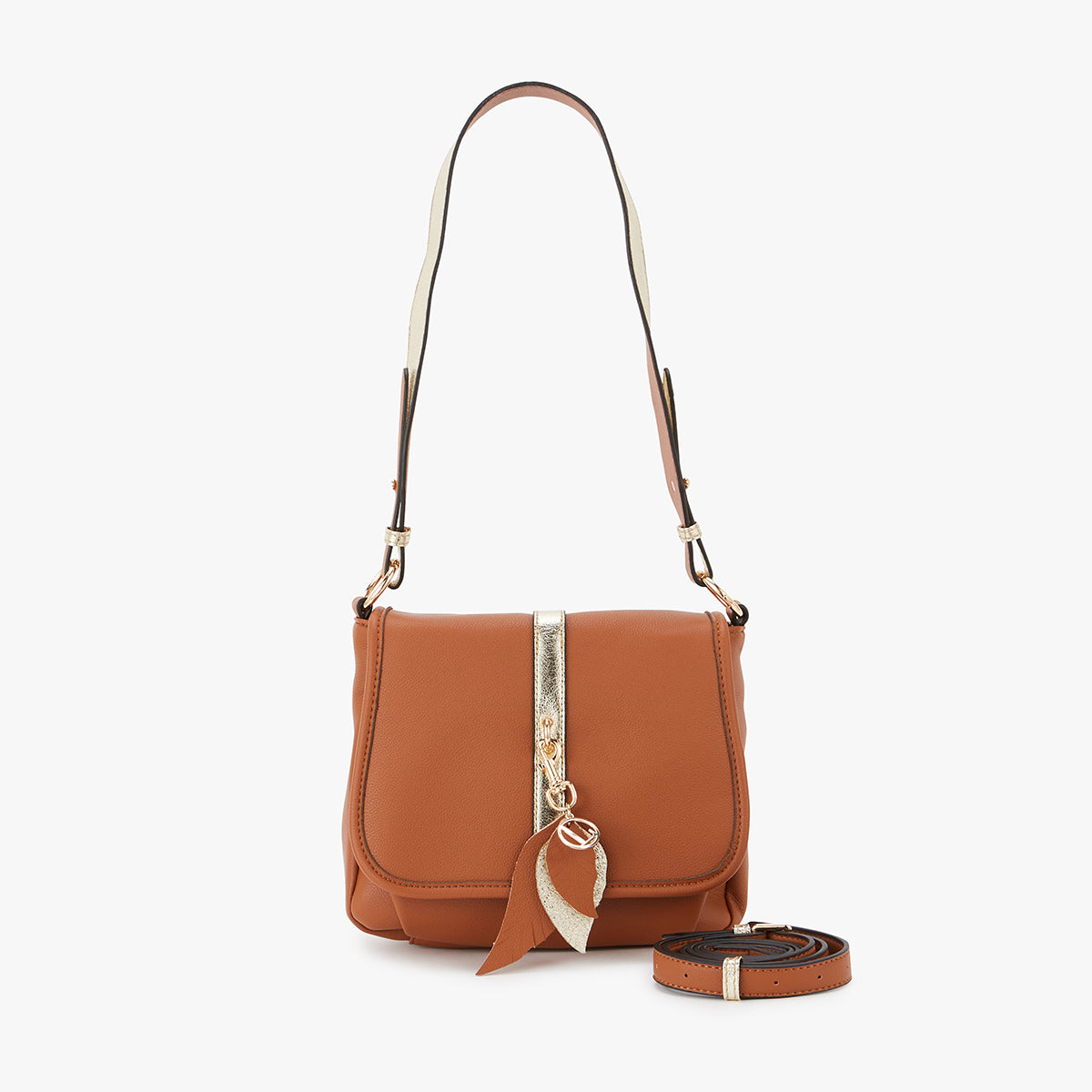 Sac bandoulière beige Lisbonne