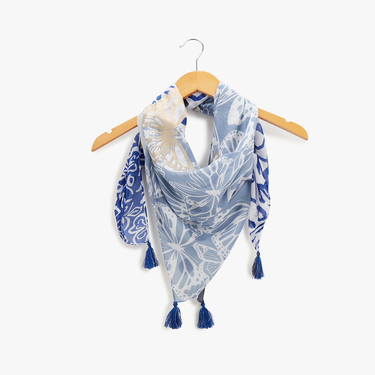 Foulard bleu Louny