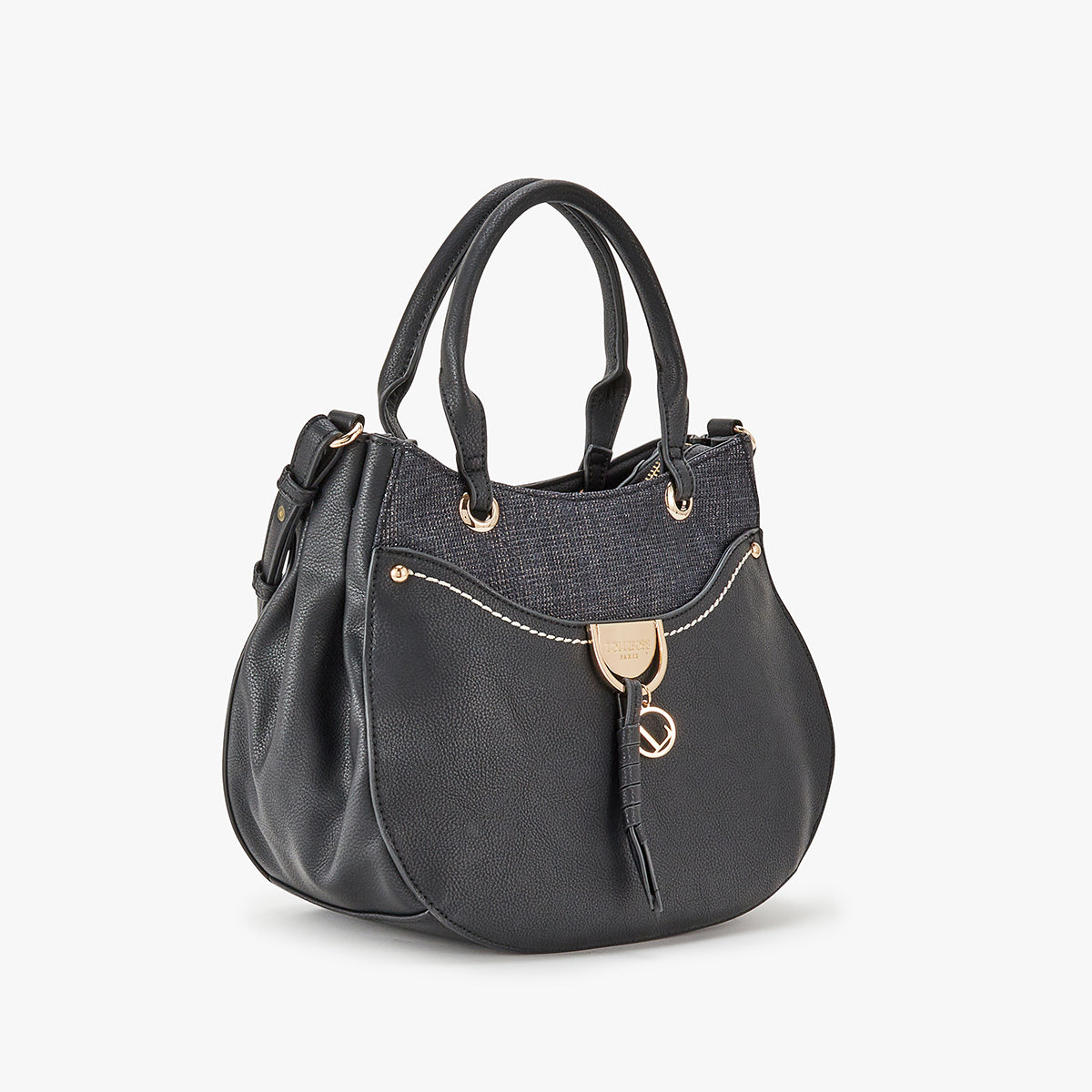 Sac à main noir Livourne