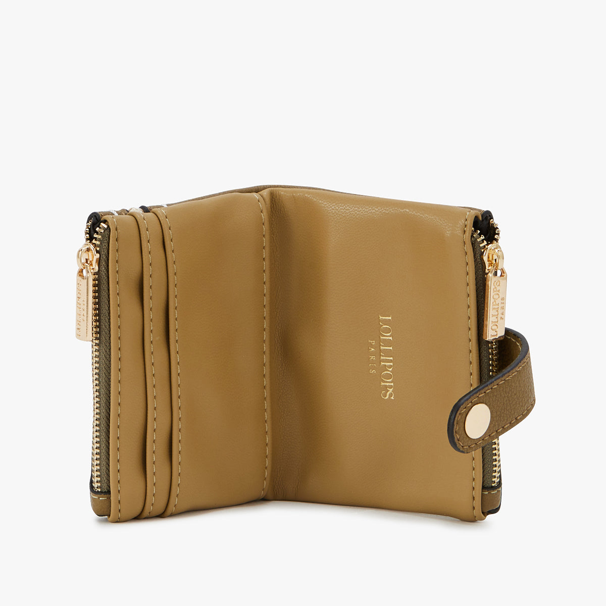 Petit portefeuille kaki Liberia