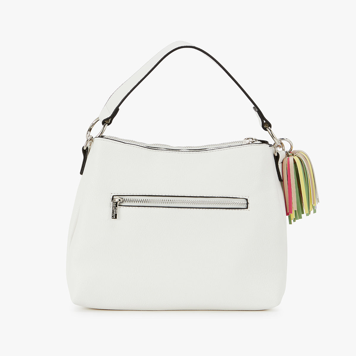 Grand sac hobo blanc Lagarino