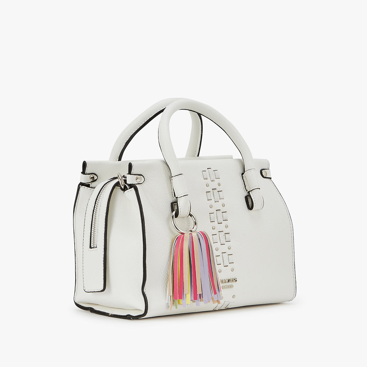 Petit sac à main blanc Lagarino