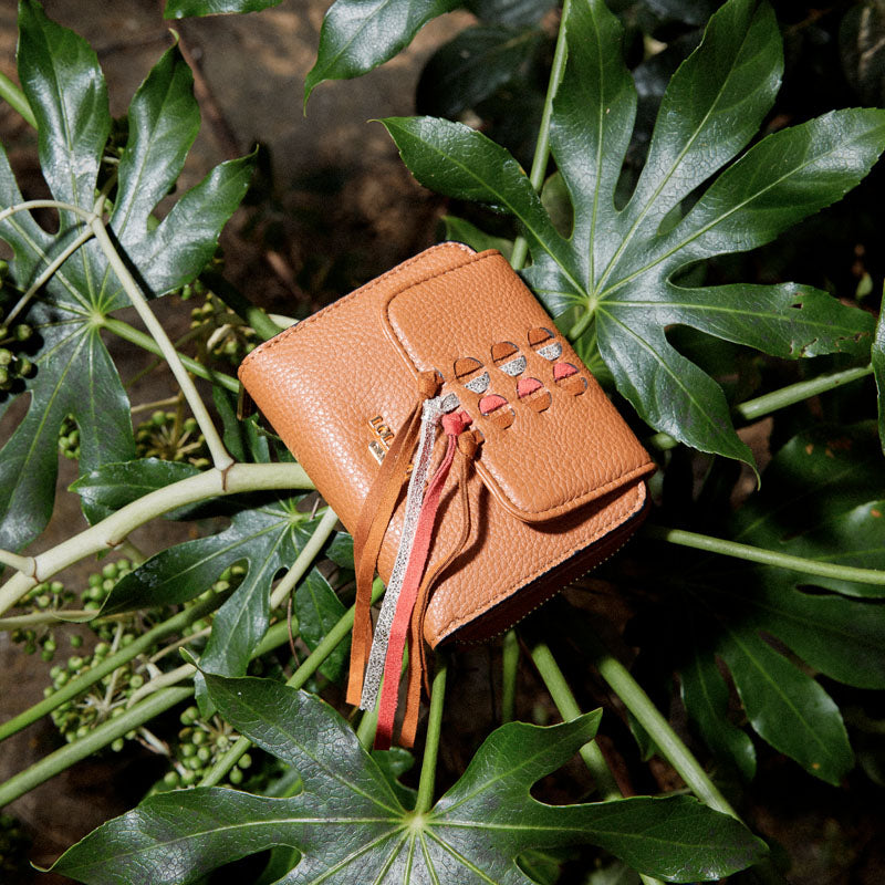 Portefeuille beige Labro