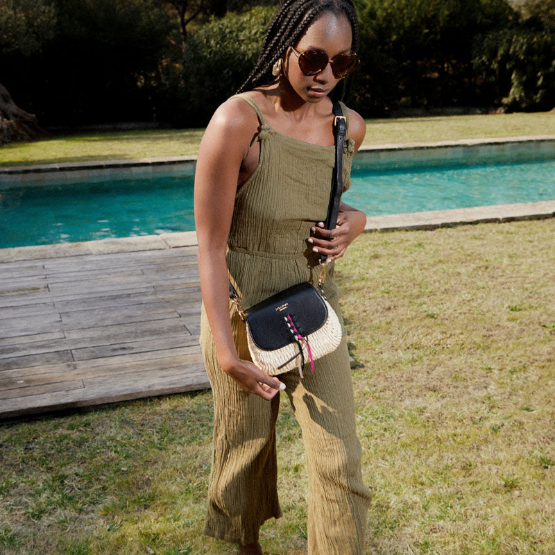 Petit panier noir Labro