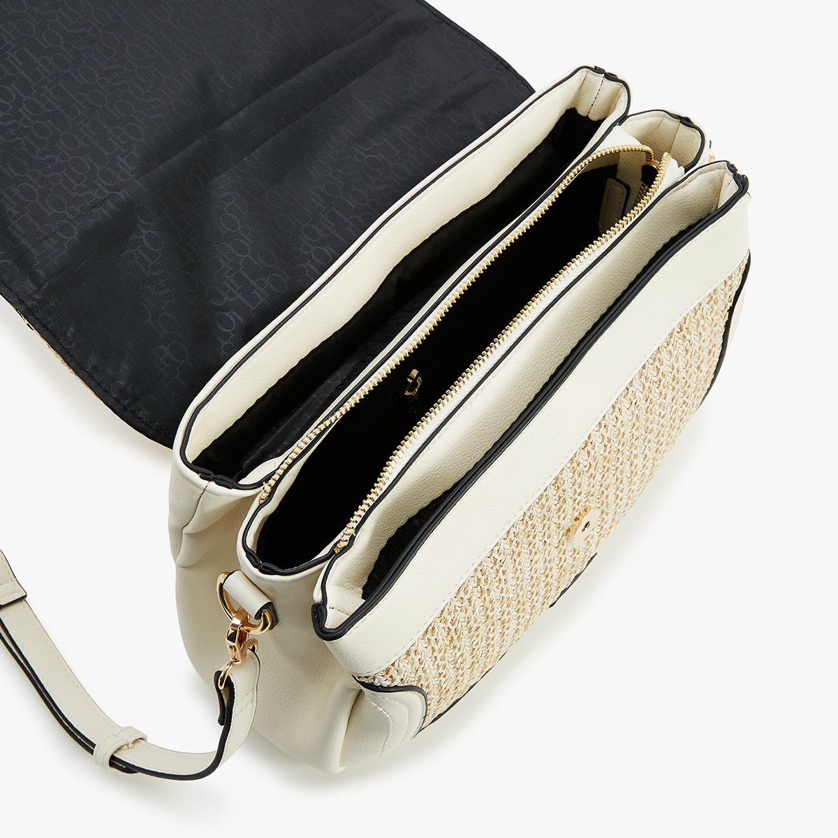 Sac bandoulière ivoire Liberia