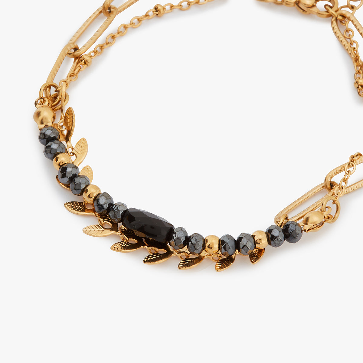 Set de 2 bracelets acier inoxydable