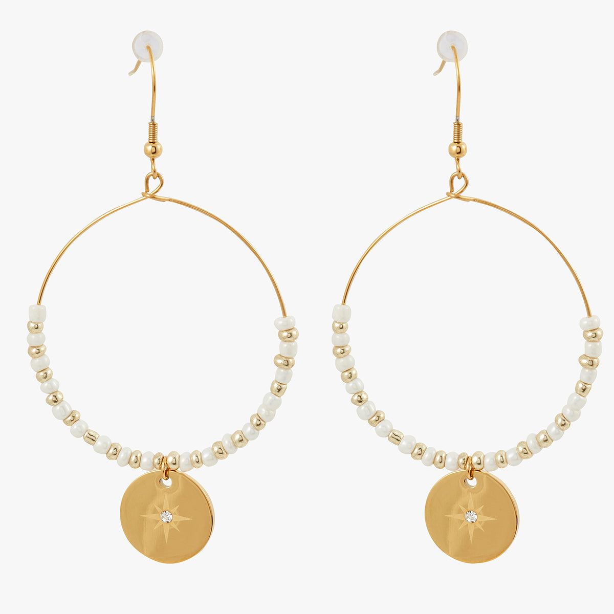 Boucles d'oreilles acier inoxydable