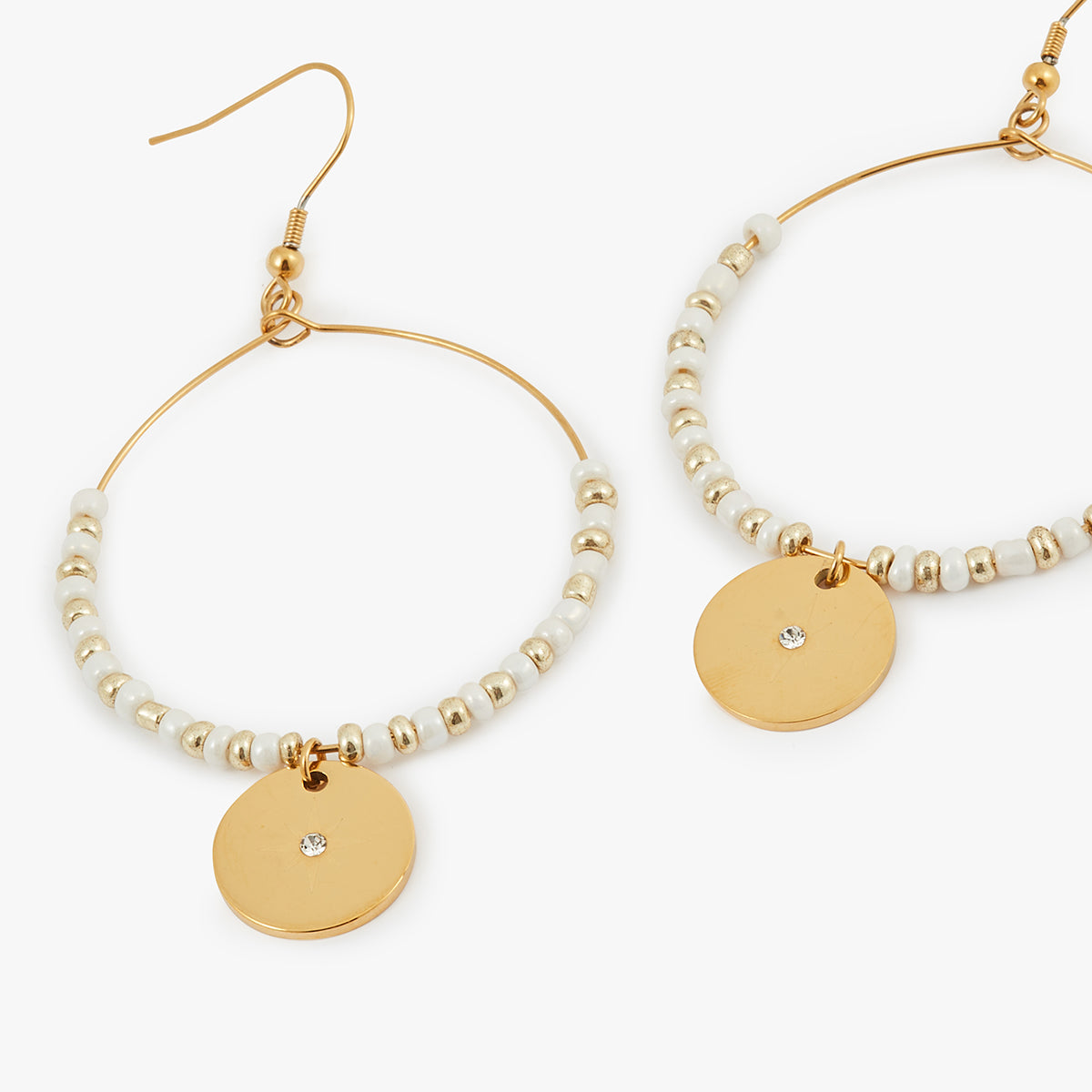 Boucles d'oreilles acier inoxydable